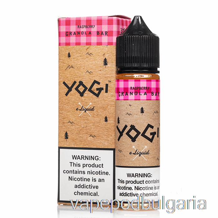 Vape Bulgaria Raspberry Granola Bar - Yogi E-liquid - 60ml 0mg